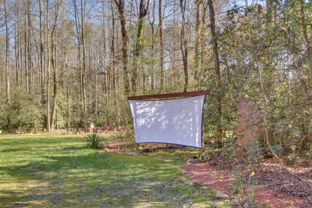 5-Acre North Georgia Mountain Retreat With Creek! Villa Sautee Nacoochee Exteriör bild