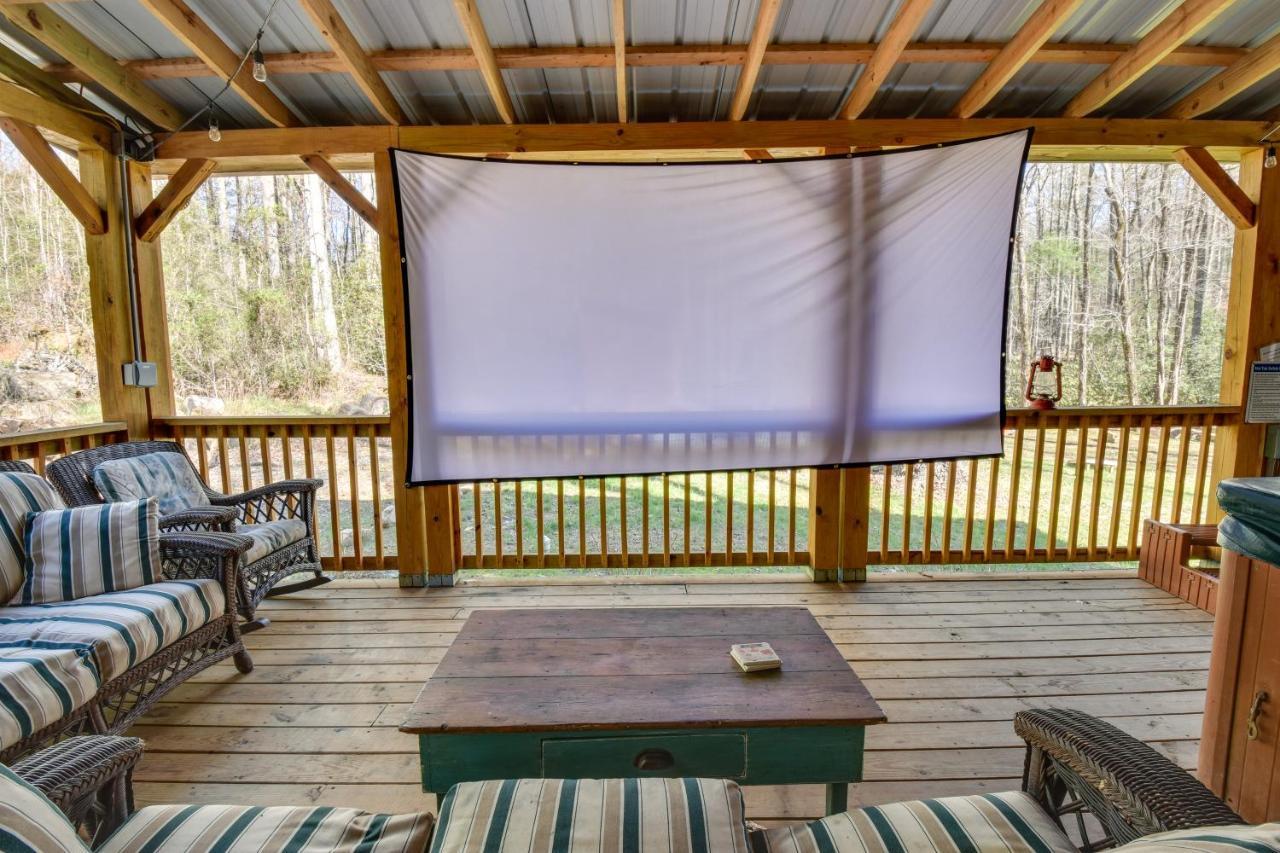 5-Acre North Georgia Mountain Retreat With Creek! Villa Sautee Nacoochee Exteriör bild