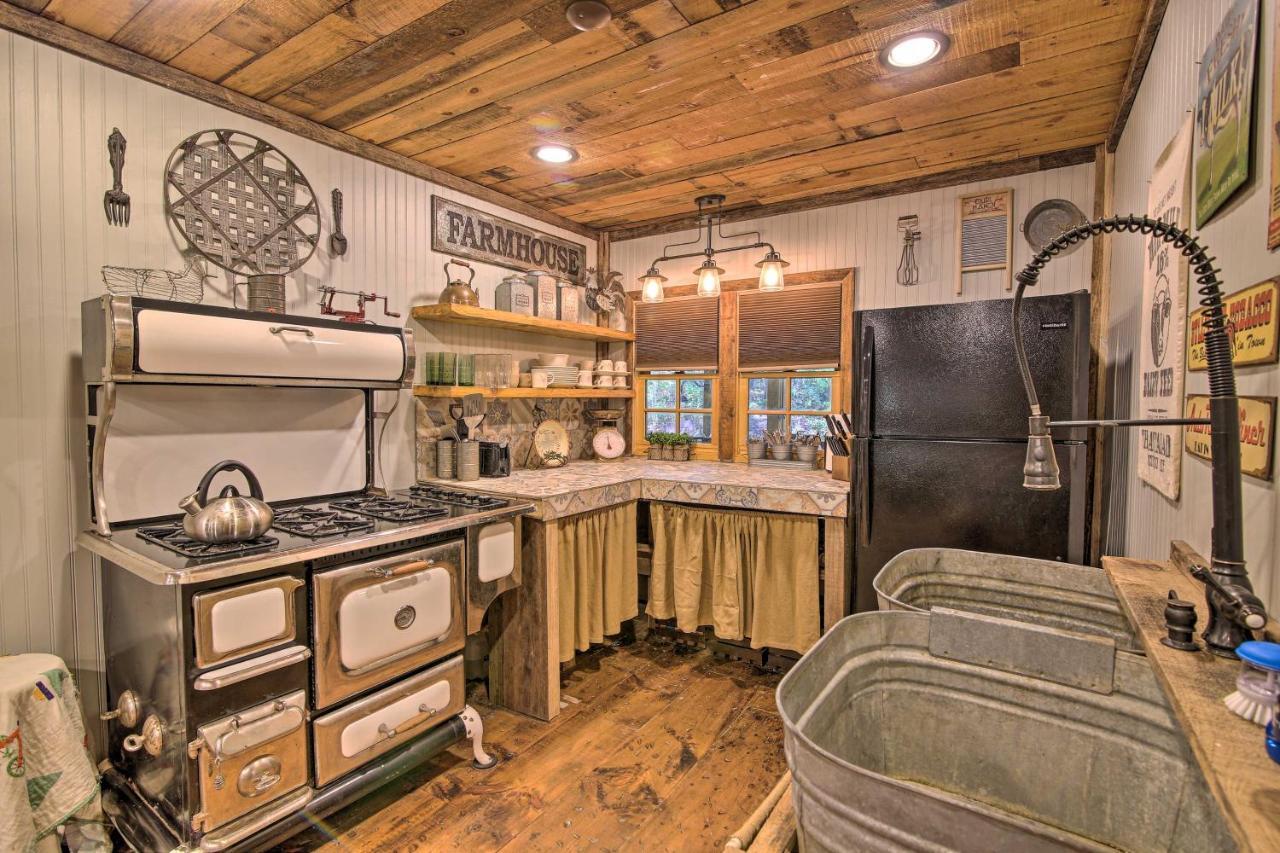 5-Acre North Georgia Mountain Retreat With Creek! Villa Sautee Nacoochee Exteriör bild