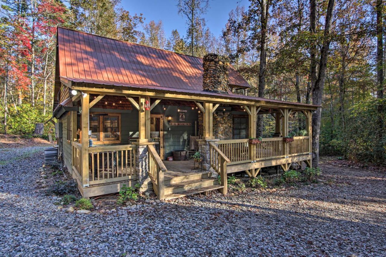 5-Acre North Georgia Mountain Retreat With Creek! Villa Sautee Nacoochee Exteriör bild
