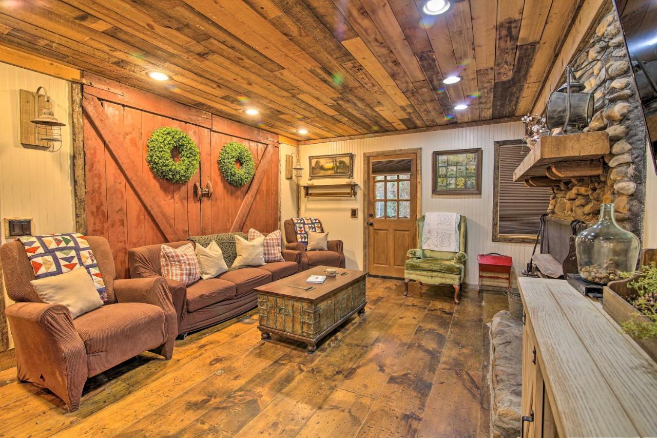 5-Acre North Georgia Mountain Retreat With Creek! Villa Sautee Nacoochee Exteriör bild