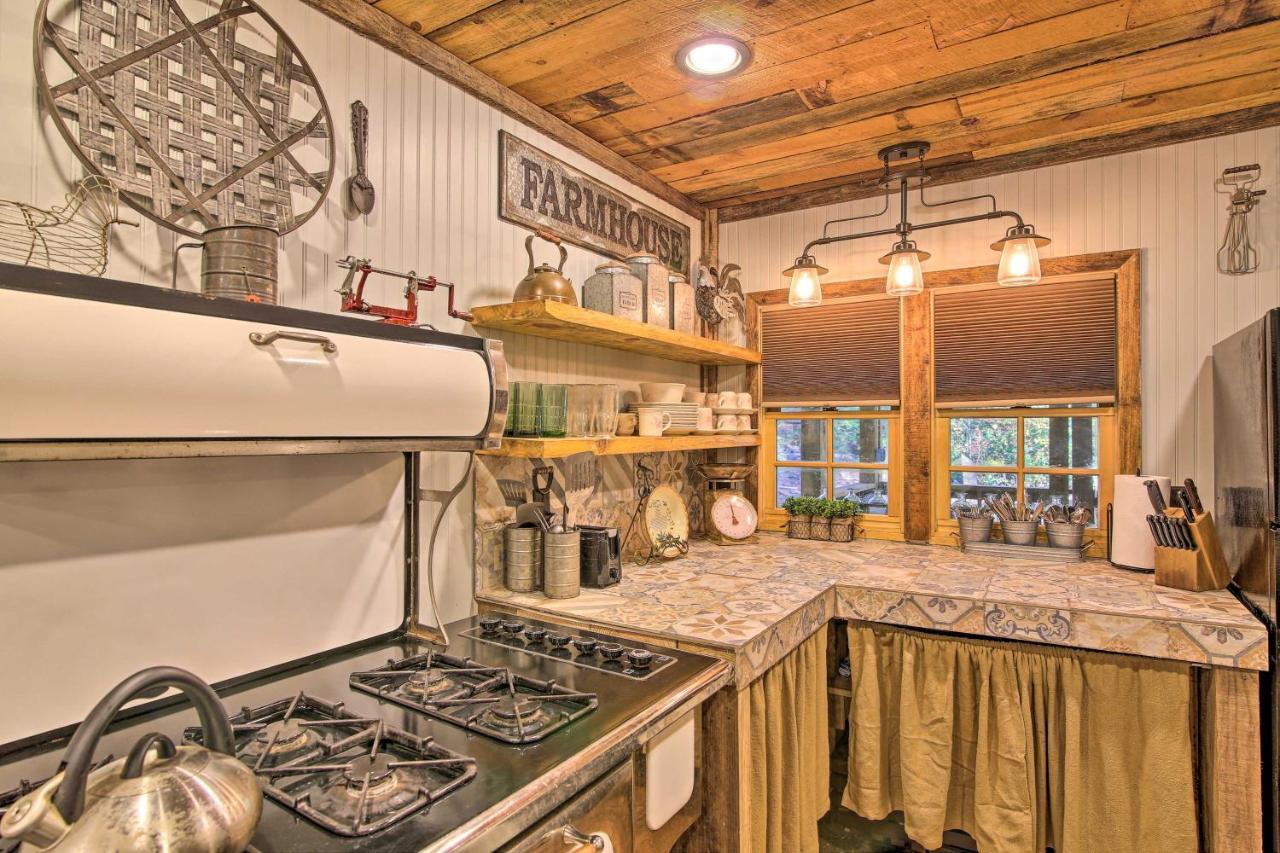 5-Acre North Georgia Mountain Retreat With Creek! Villa Sautee Nacoochee Exteriör bild
