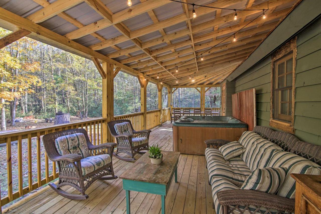 5-Acre North Georgia Mountain Retreat With Creek! Villa Sautee Nacoochee Exteriör bild
