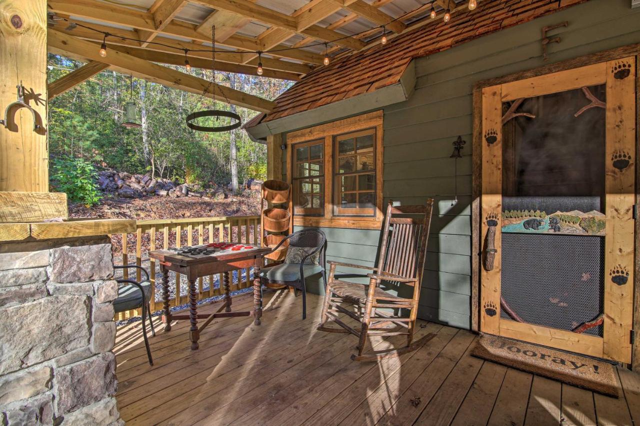 5-Acre North Georgia Mountain Retreat With Creek! Villa Sautee Nacoochee Exteriör bild