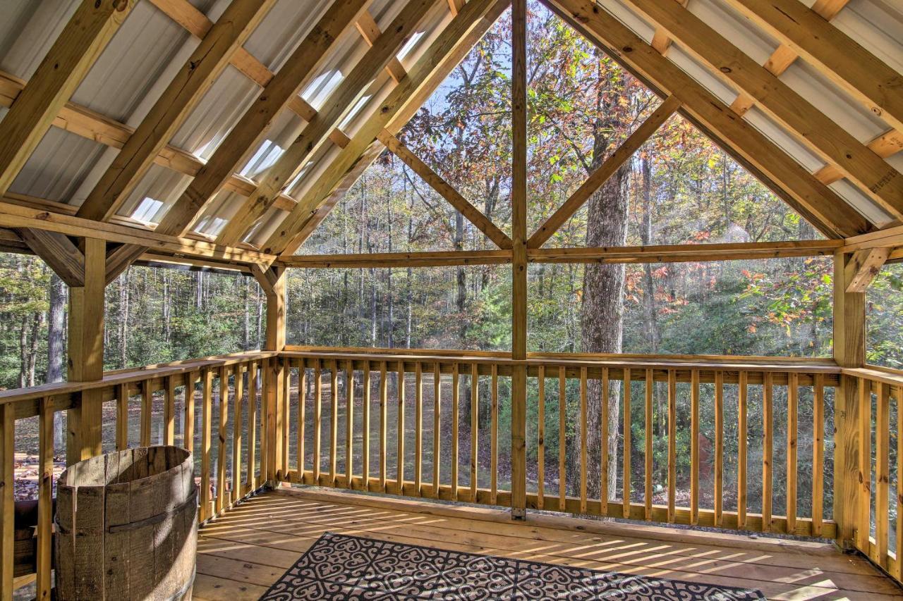5-Acre North Georgia Mountain Retreat With Creek! Villa Sautee Nacoochee Exteriör bild