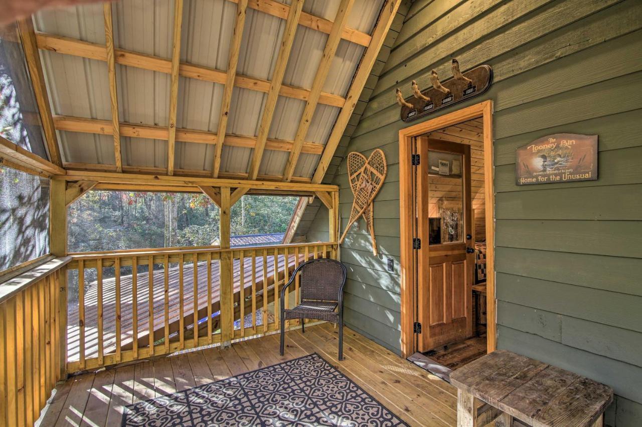5-Acre North Georgia Mountain Retreat With Creek! Villa Sautee Nacoochee Exteriör bild