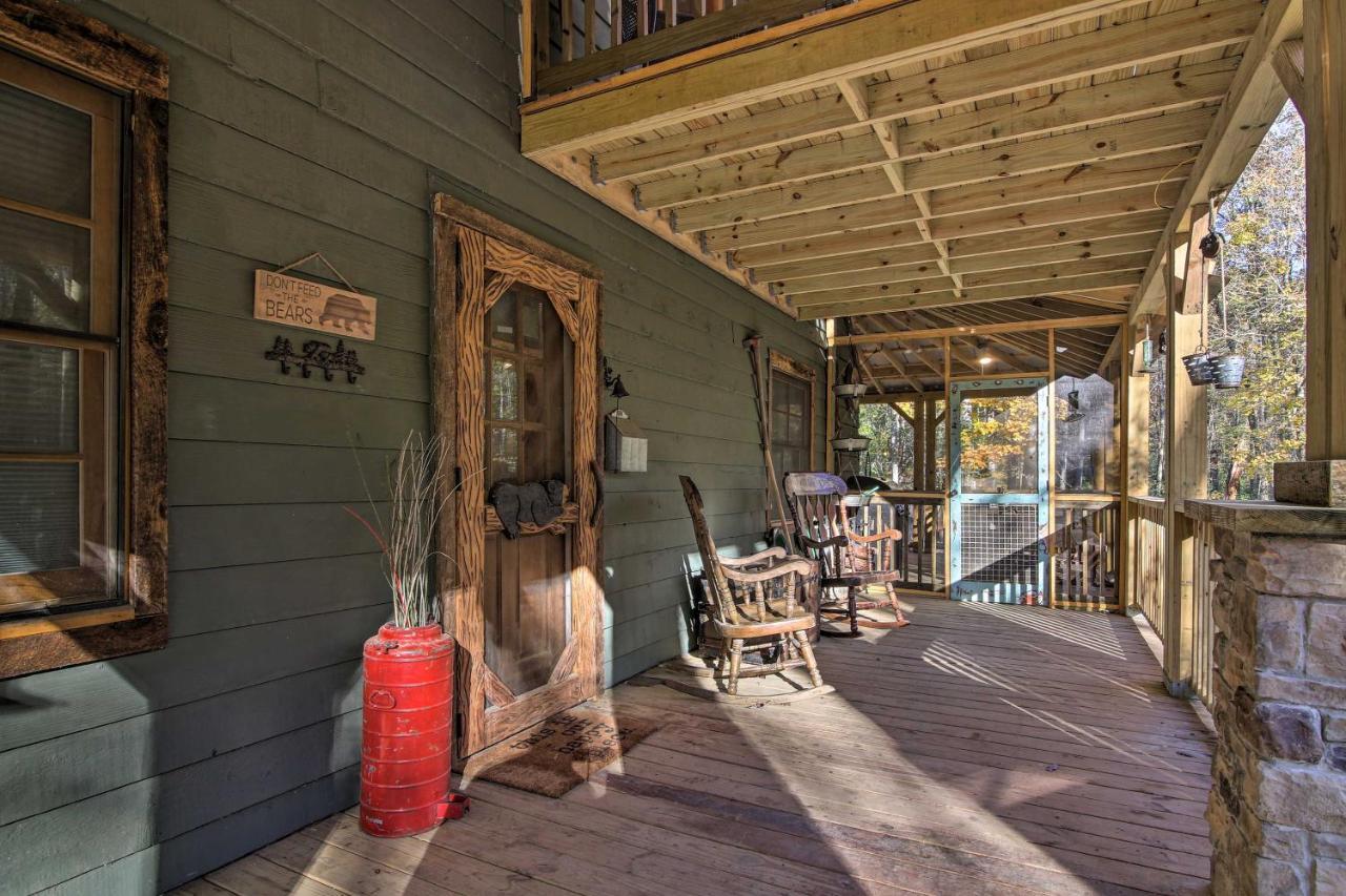 5-Acre North Georgia Mountain Retreat With Creek! Villa Sautee Nacoochee Exteriör bild