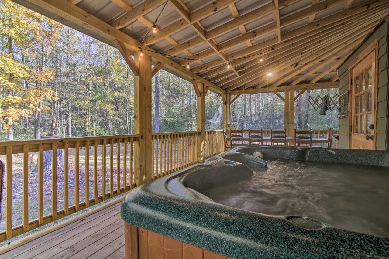 5-Acre North Georgia Mountain Retreat With Creek! Villa Sautee Nacoochee Exteriör bild