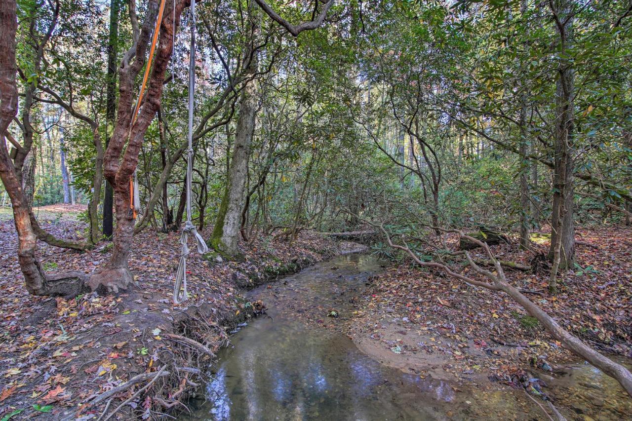 5-Acre North Georgia Mountain Retreat With Creek! Villa Sautee Nacoochee Exteriör bild
