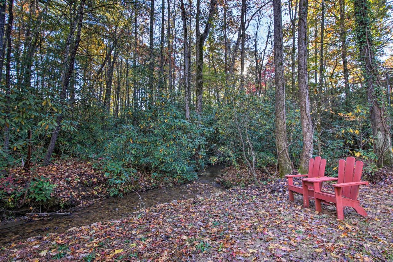 5-Acre North Georgia Mountain Retreat With Creek! Villa Sautee Nacoochee Exteriör bild